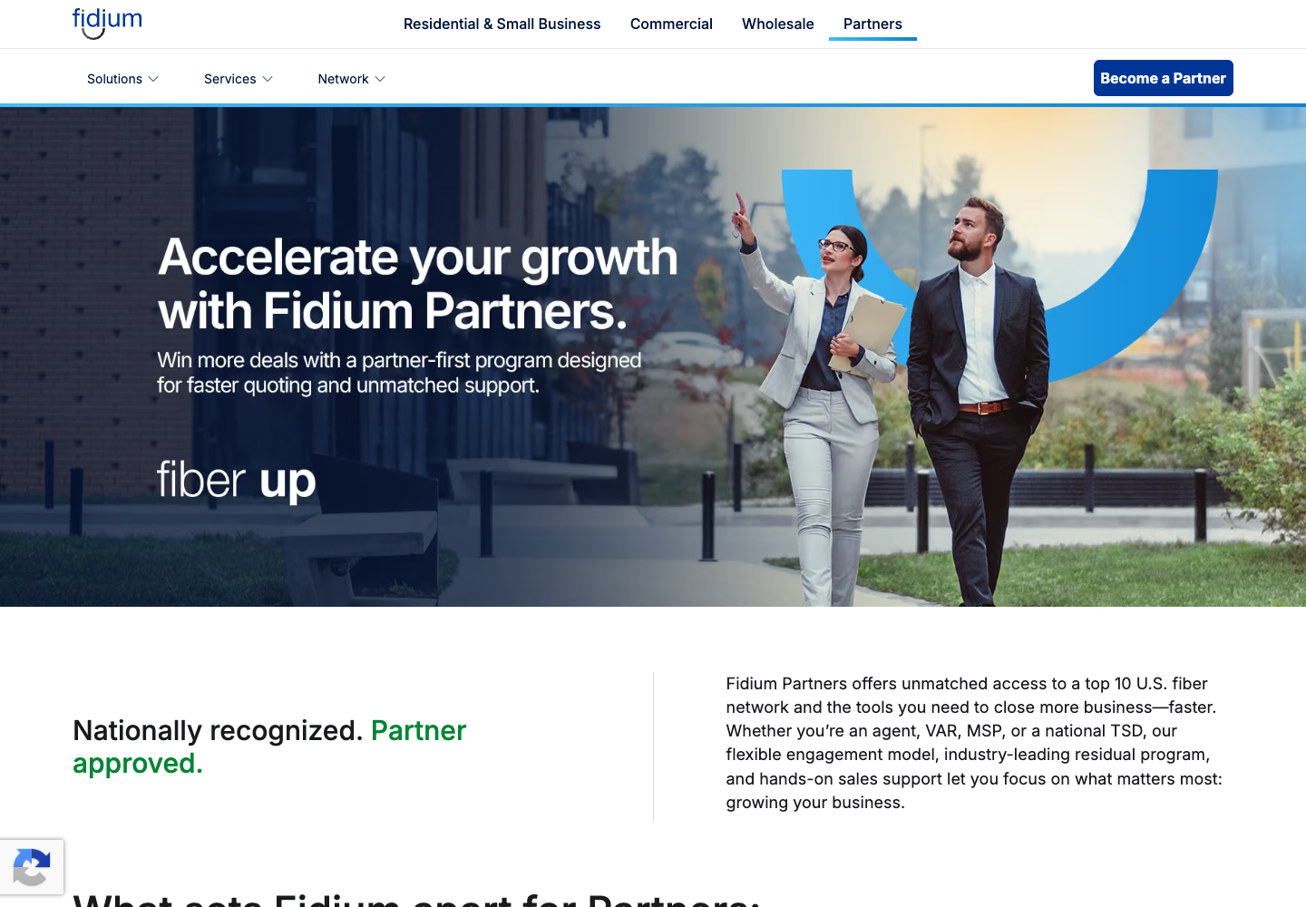 Fidium Partners website at a 1440 by 1000 desktop viewport